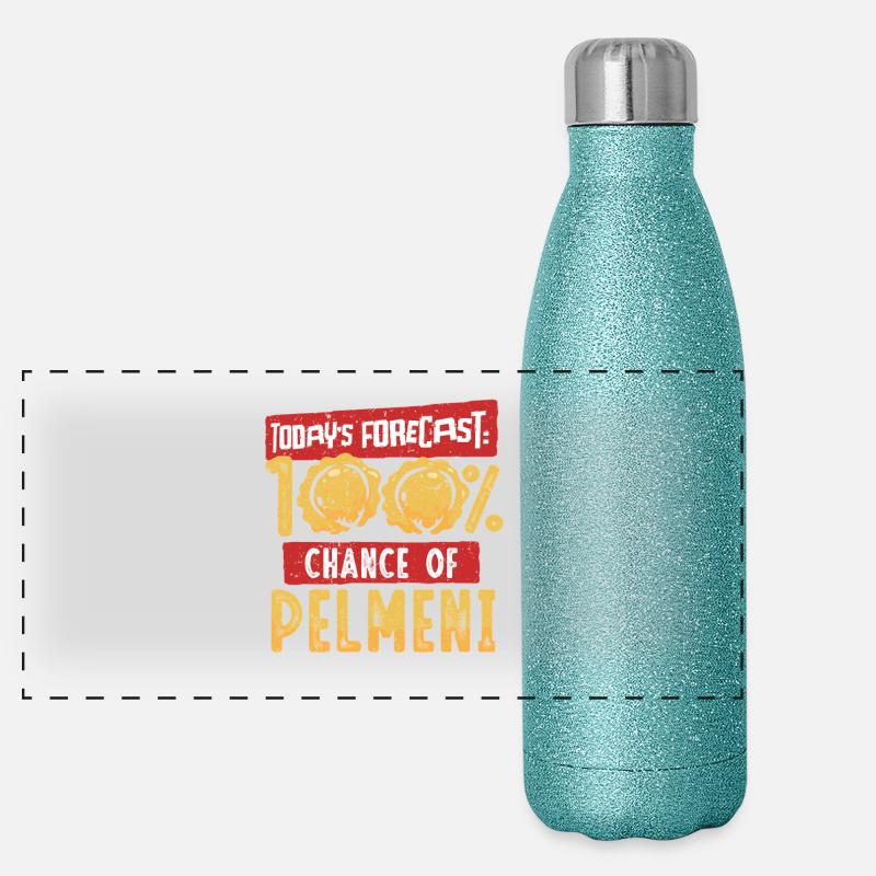 Pelmeni Pelmenis Panoramic Glitter Thermal Bottle 500 ml