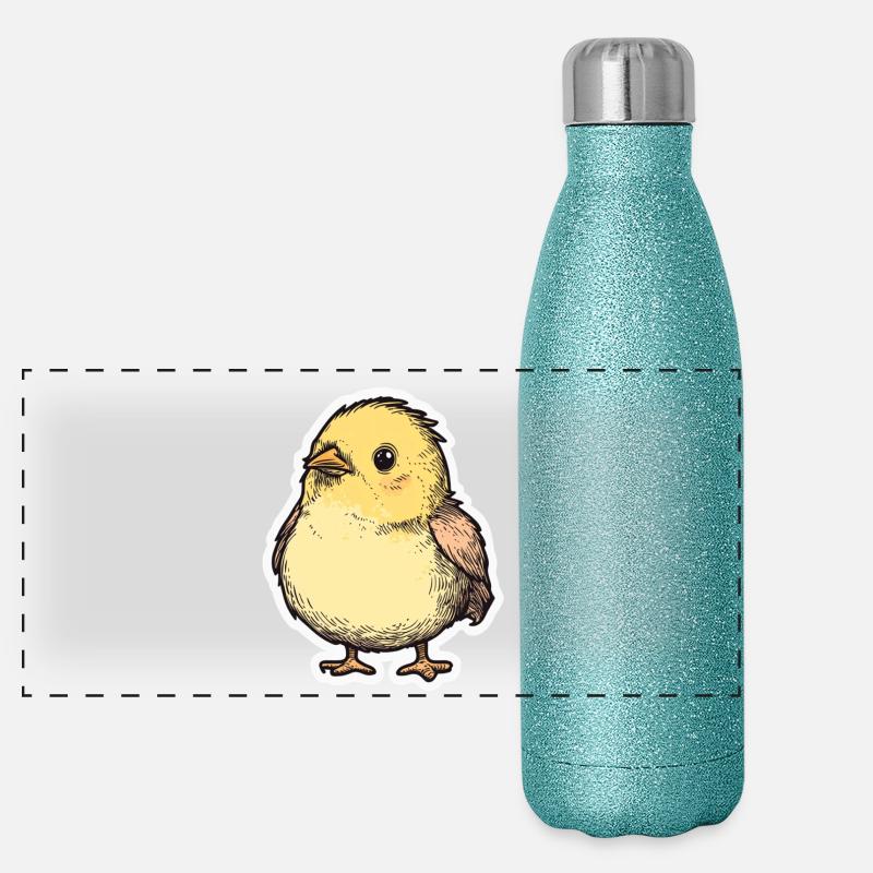 Chick Panoramic Glitter Thermal Bottle 500 ml