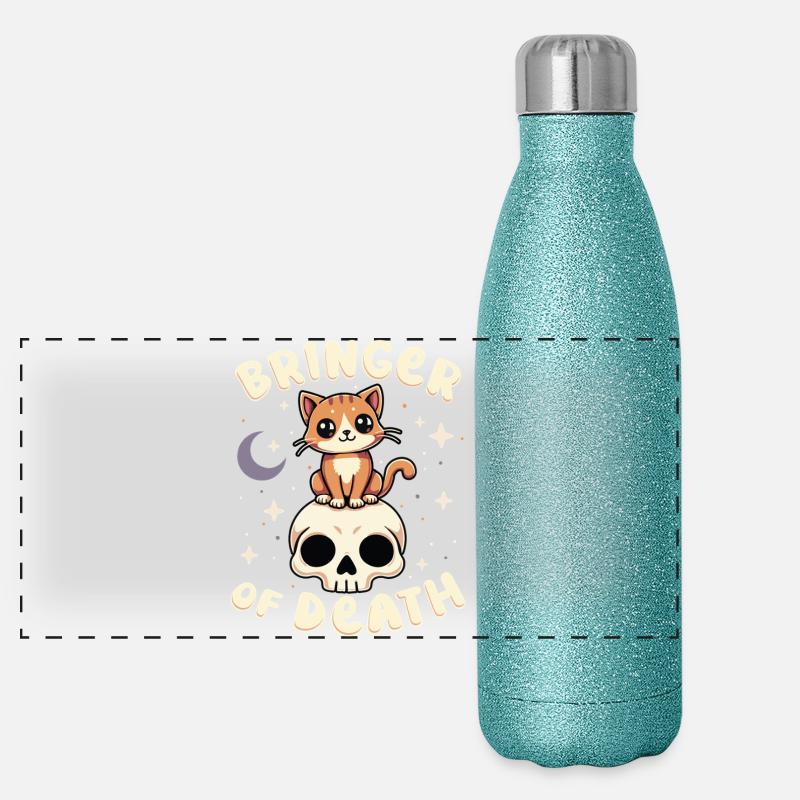 Bringer des Todes Panorama Glitzer Isolierflasche 500 ml