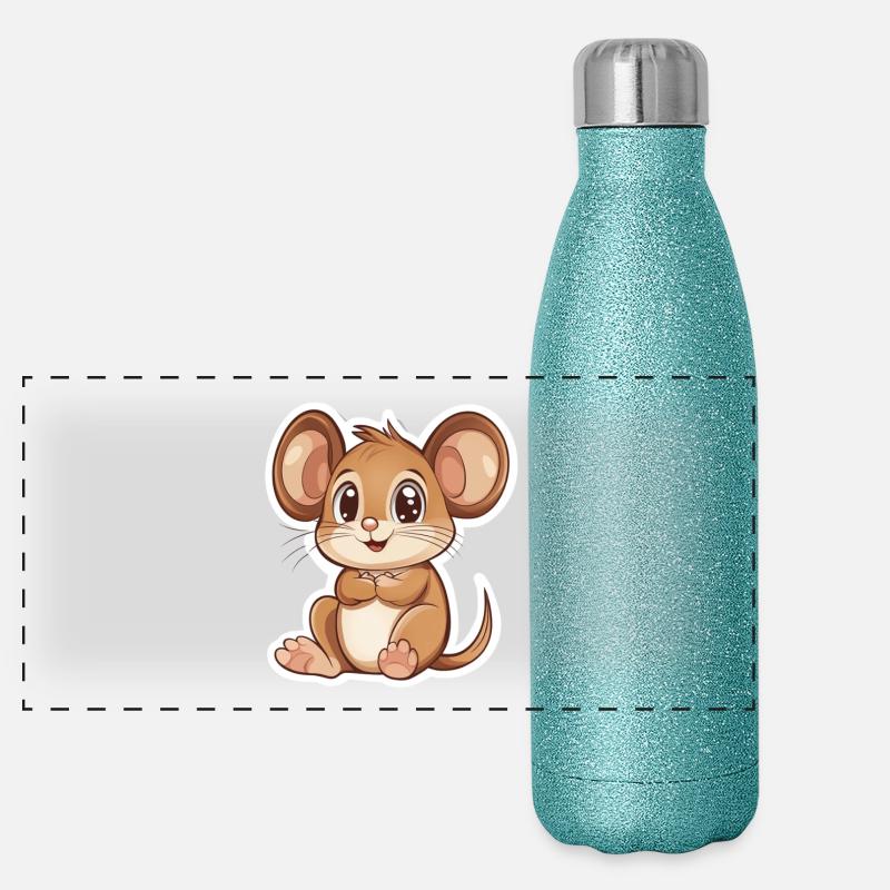 souris Gourde isotherme panoramique pailletée 500 ml