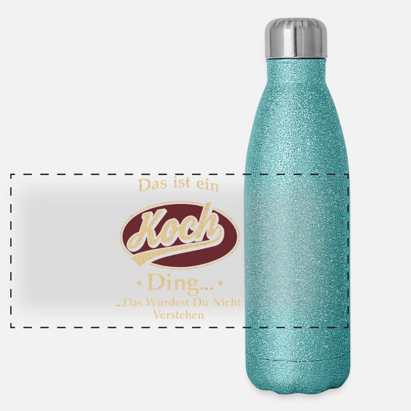Das Ist Ein Koch Ding Das Würdest Du Nicht Panorama Glitzer Isolierflasche 500 ml