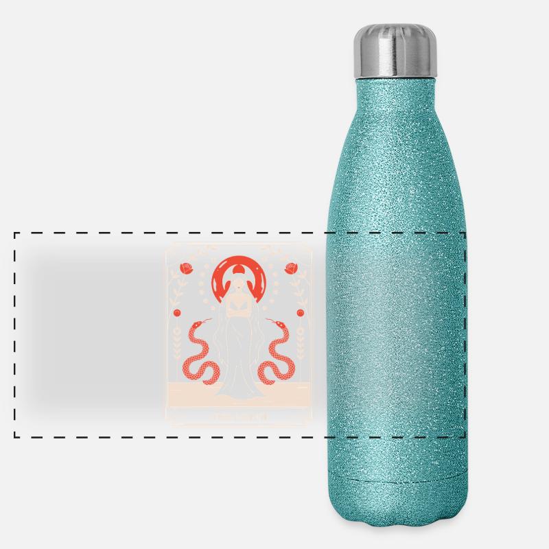 Lilith: Serpent Power in the Frame Panoramic Glitter Thermal Bottle 500 ml