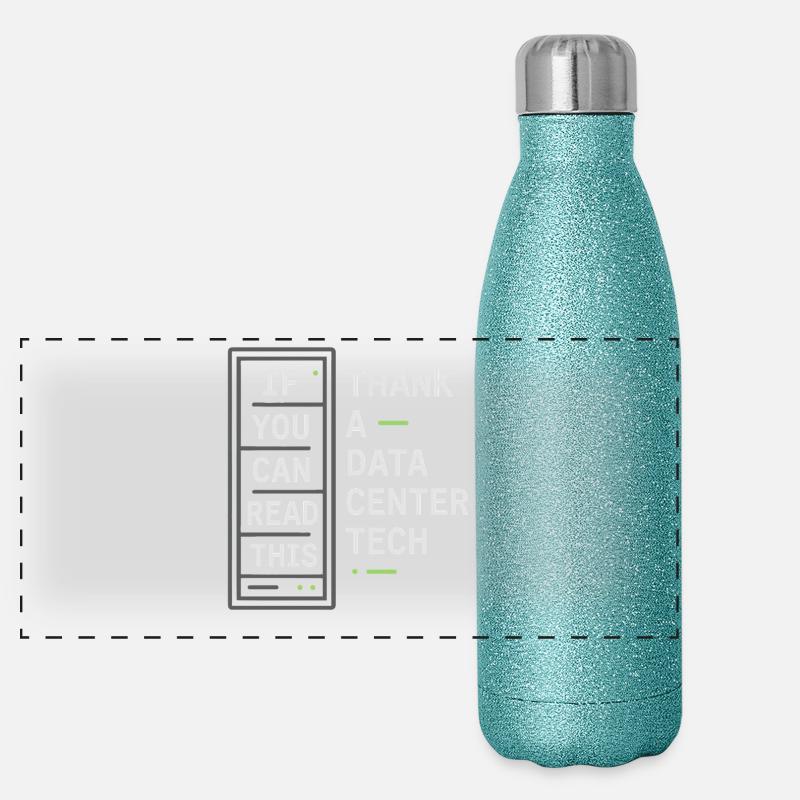 Netzwerkinfrastruktur Rack- Und Stack-ingenieur Panorama Glitzer Isolierflasche 500 ml