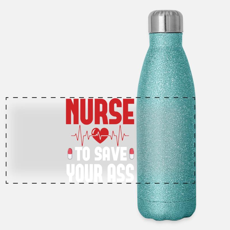 Nurse Panoramic Glitter Thermal Bottle 500 ml
