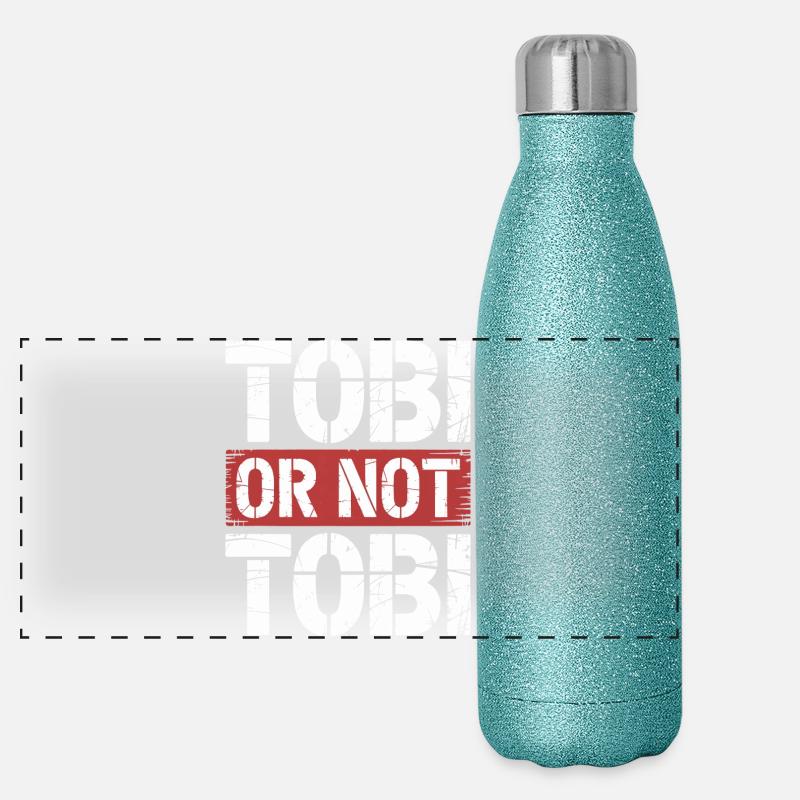 Tobi oder nicht Tobi Panorama Glitzer Isolierflasche 500 ml