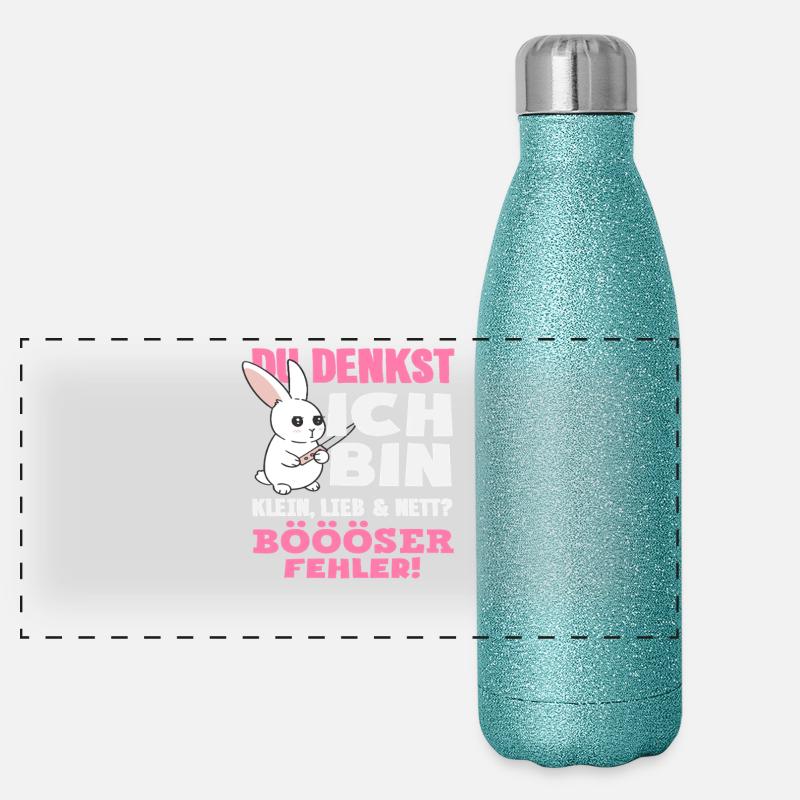 Bad mistake Little Rabbit Panoramic Glitter Thermal Bottle 500 ml