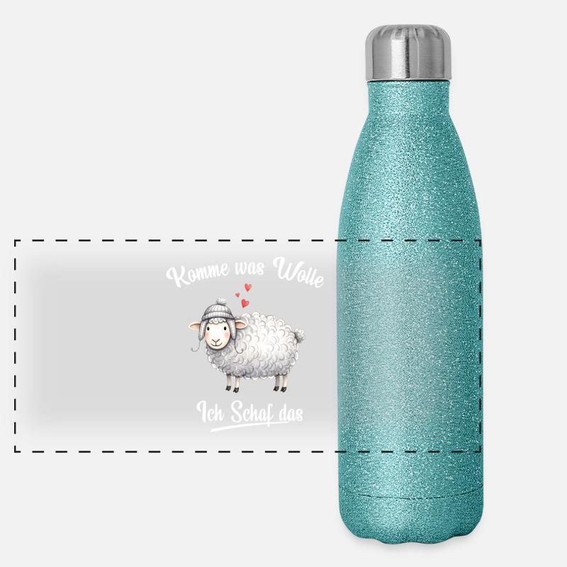 Come what do I want sheep that Panoramic Glitter Thermal Bottle 500 ml
