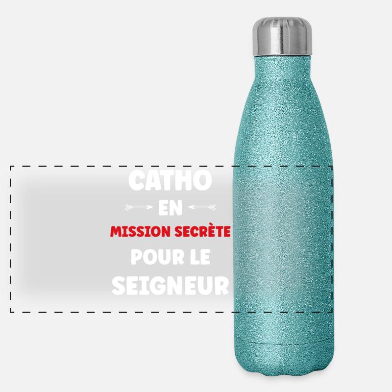 Catholic Panoramic Glitter Thermal Bottle 500 ml