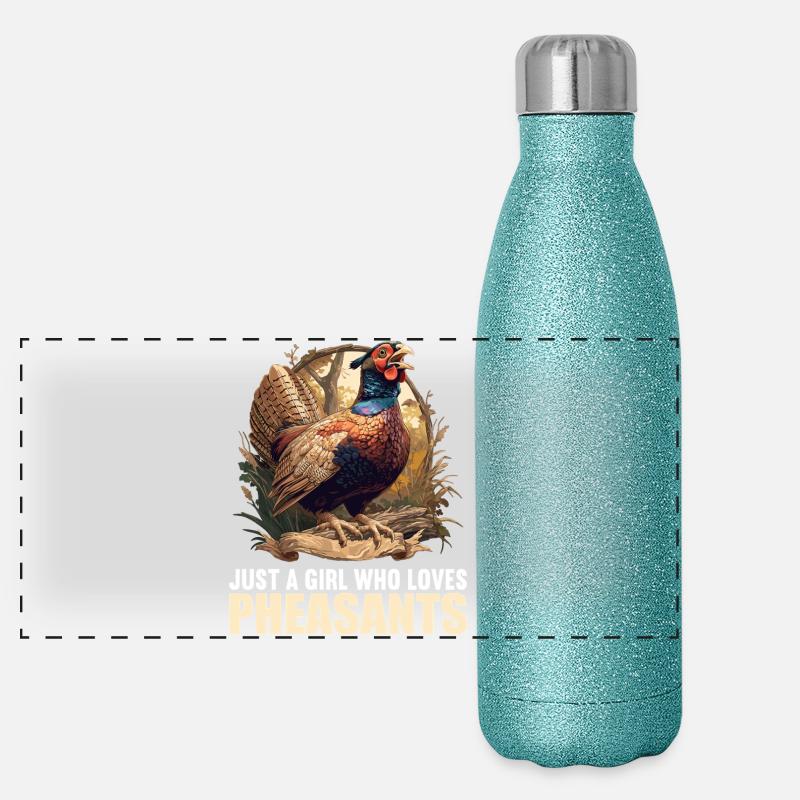 Pheasants Pheasant Panoramic Glitter Thermal Bottle 500 ml