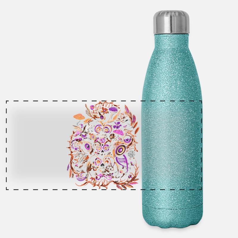 Karnevalsgeist Panorama Glitzer Isolierflasche 500 ml