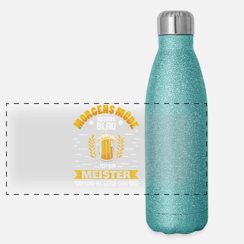 Journeyman Skilled Worker Trainee Examination Panoramic Glitter Thermal Bottle 500 ml
