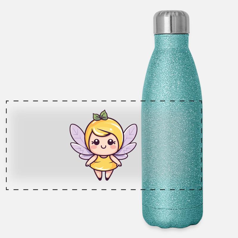 Fée Mignon Conte de fées Gourde isotherme panoramique pailletée 500 ml