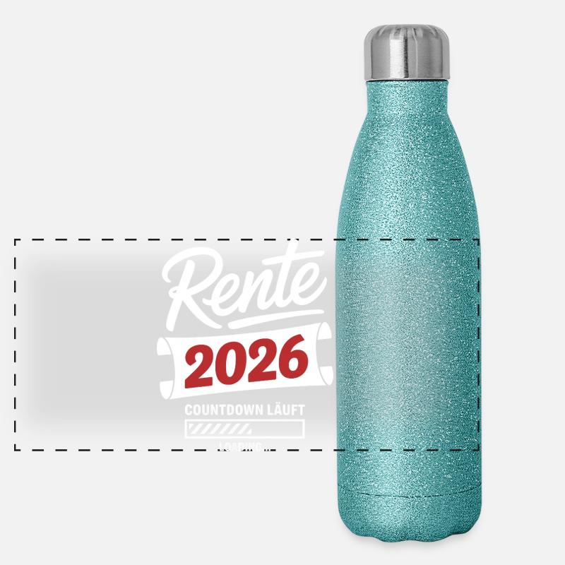 Le compte à rebours de la rente 2026 est lancé Gourde isotherme panoramique pailletée 500 ml
