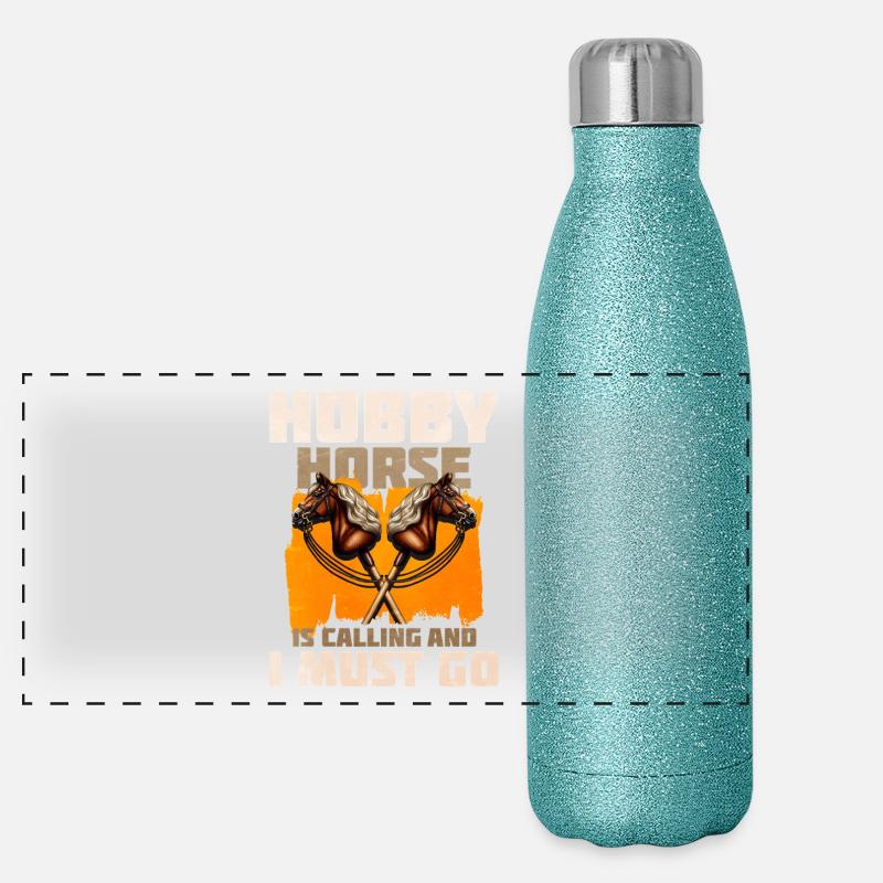 Hobby Horsing Panorama Glitzer Isolierflasche 500 ml
