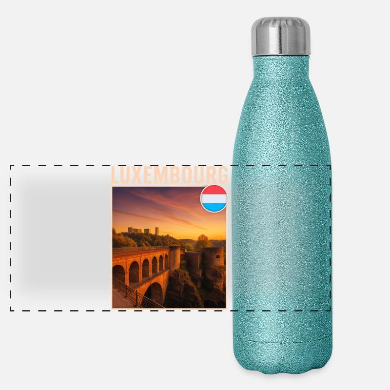 Luxembourg Gourde isotherme panoramique pailletée 500 ml