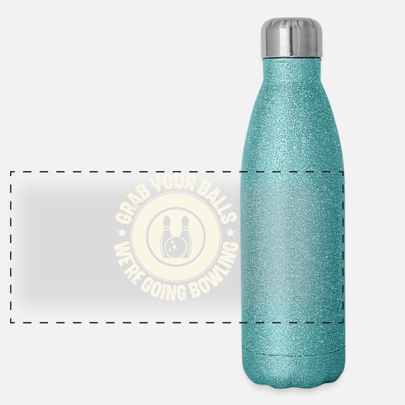 Bowling Gourde isotherme panoramique pailletée 500 ml