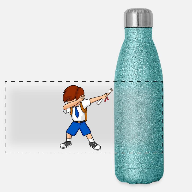 Élève de l’école de diplôme pour enfants diplômés Gourde isotherme panoramique pailletée 500 ml