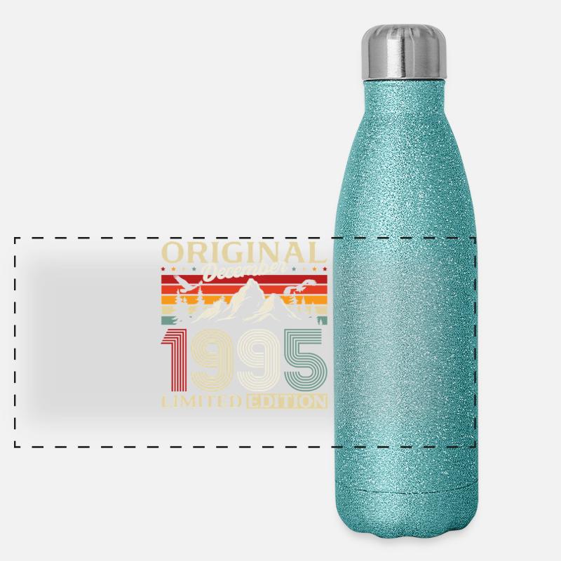 30e anniversaire Original Décembre Volume 1995 Gourde isotherme panoramique pailletée 500 ml