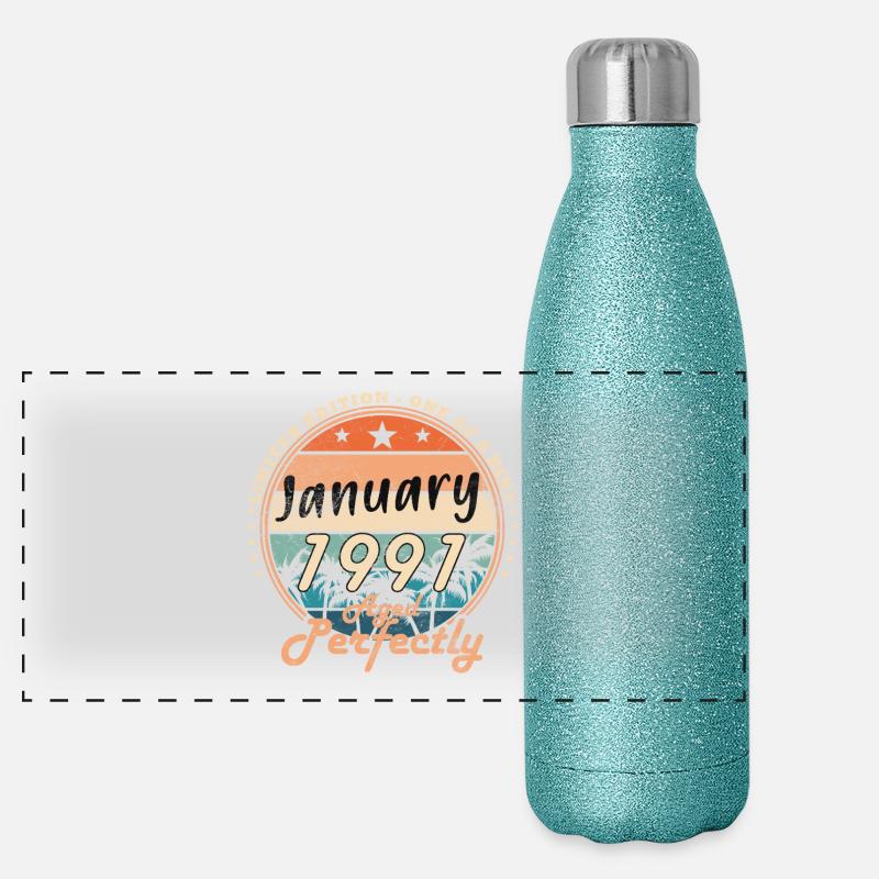 Légende du 35e anniversaire janvier 1991 Gourde isotherme panoramique pailletée 500 ml