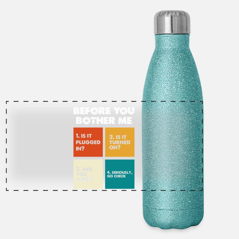 Bevor Du Mich Störst – Tech Check Panorama Glitzer Isolierflasche 500 ml