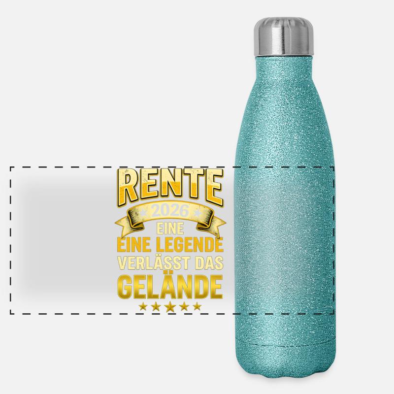 Retraite 2026 : Legend quitte le site Gourde isotherme panoramique pailletée 500 ml