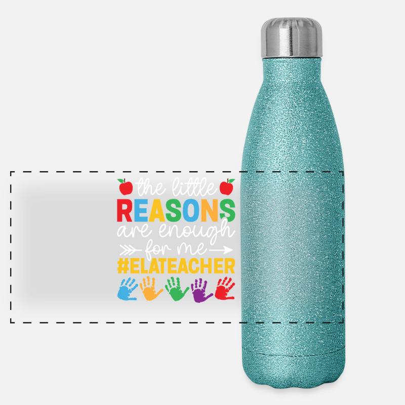 Professeur d’anglais langue langue Équipe d’ELA Professeur d’ELA Gourde isotherme panoramique pailletée 500 ml