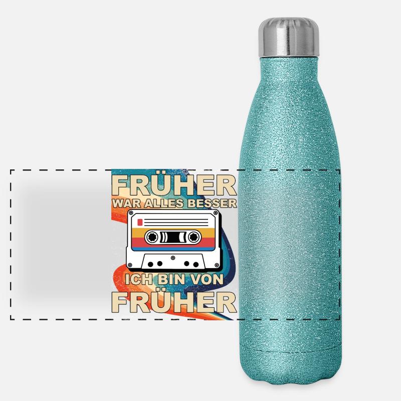 Everything was better in the past - I'm from before Panoramic Glitter Thermal Bottle 500 ml