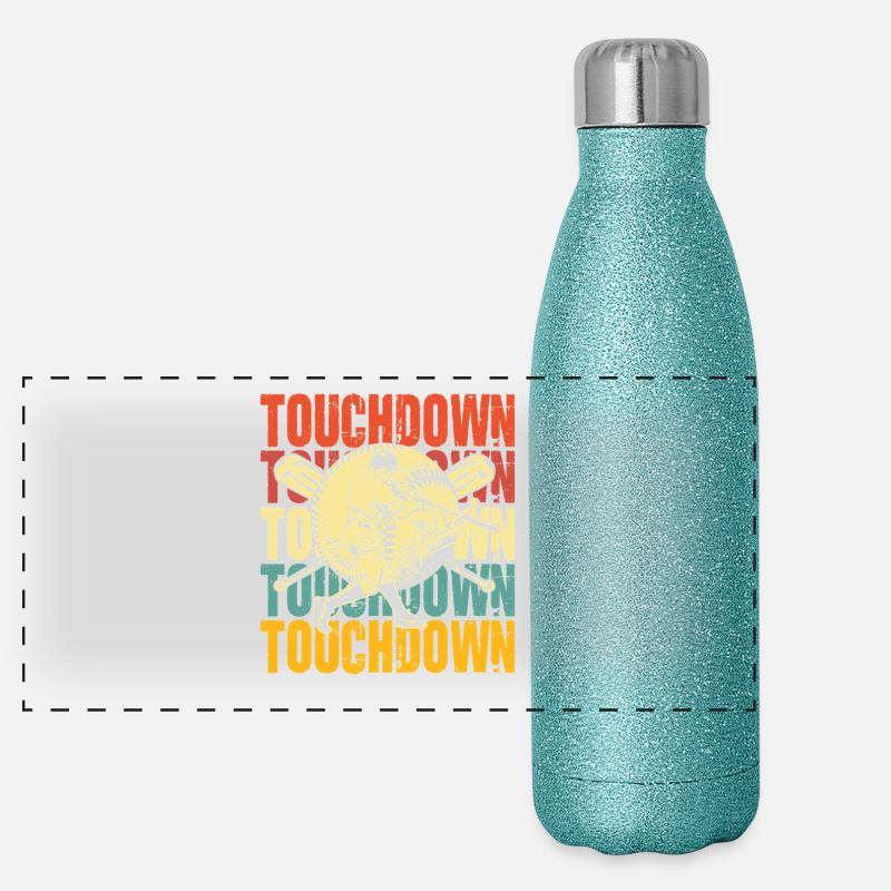 Touchdown Baseball Fusion Panorama Glitzer Isolierflasche 500 ml