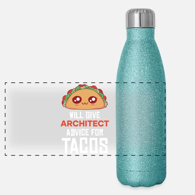 Conseils pour un architecte taco : dire Gourde isotherme panoramique pailletée 500 ml