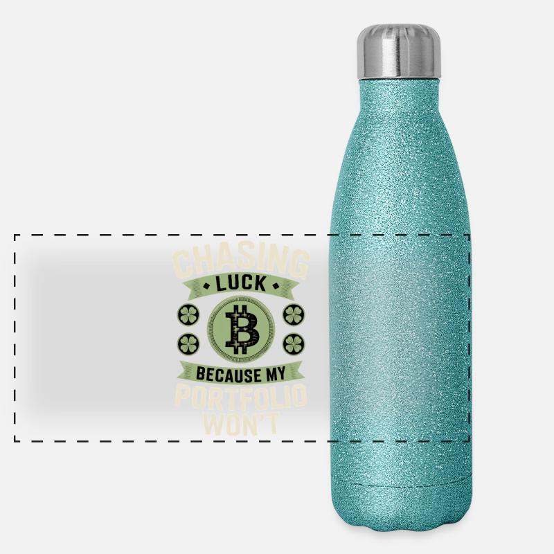 La Saint-Patrick Gourde isotherme panoramique pailletée 500 ml