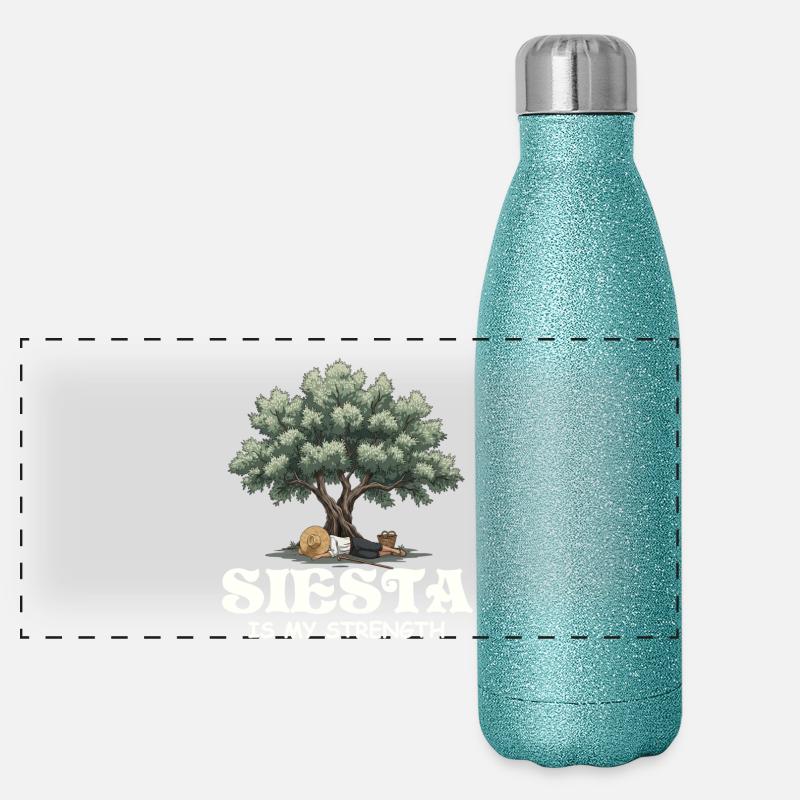 Sieste Gourde isotherme panoramique pailletée 500 ml