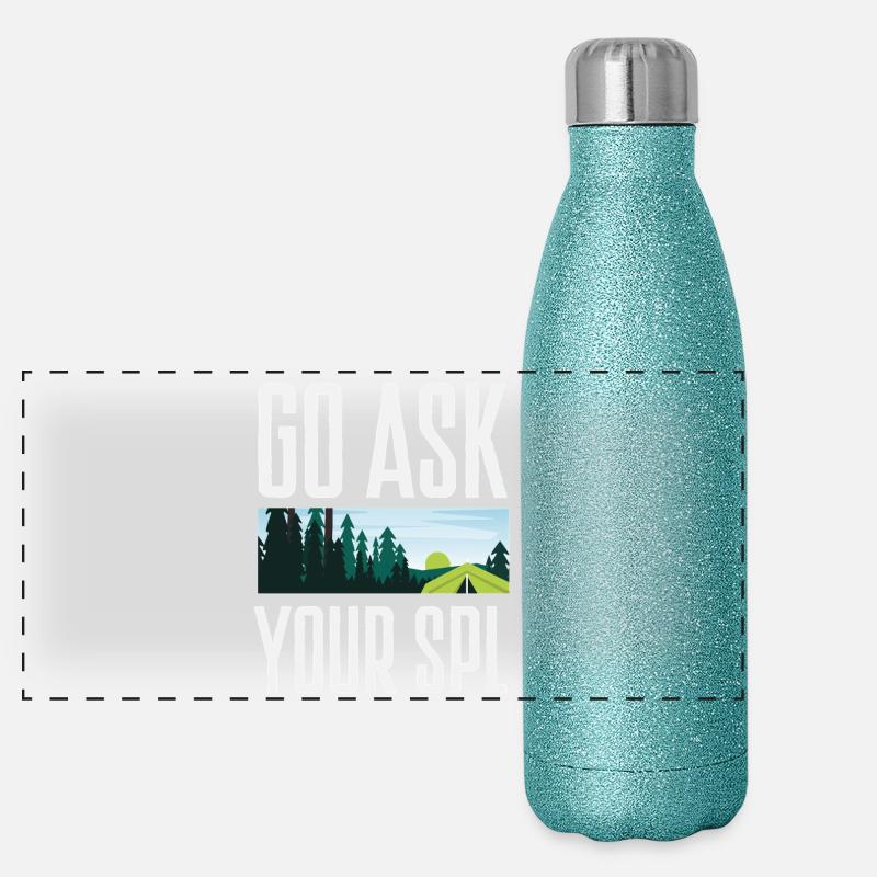Fragen Sie Ihren Spl Scout Scouting Camping Panorama Glitzer Isolierflasche 500 ml