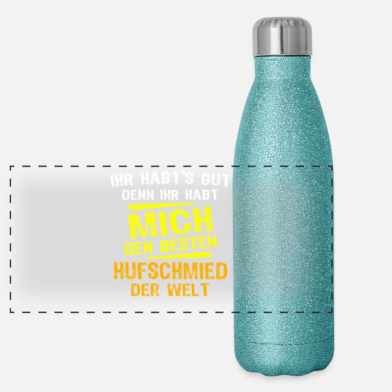 Farrier Gift Panoramic Glitter Thermal Bottle 500 ml