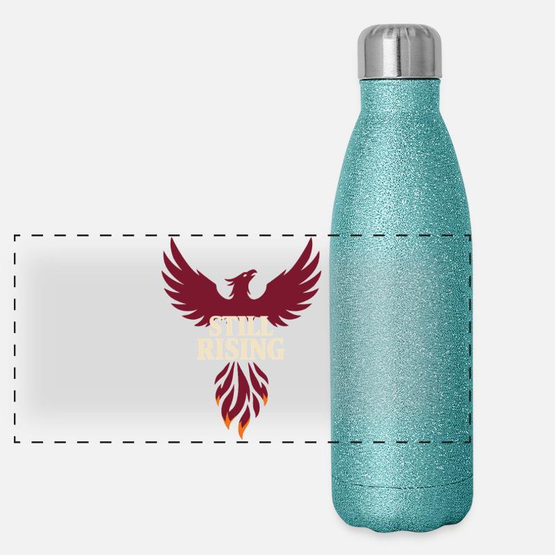 Healing Journey to Transform Inner Strength Panoramic Glitter Thermal Bottle 500 ml