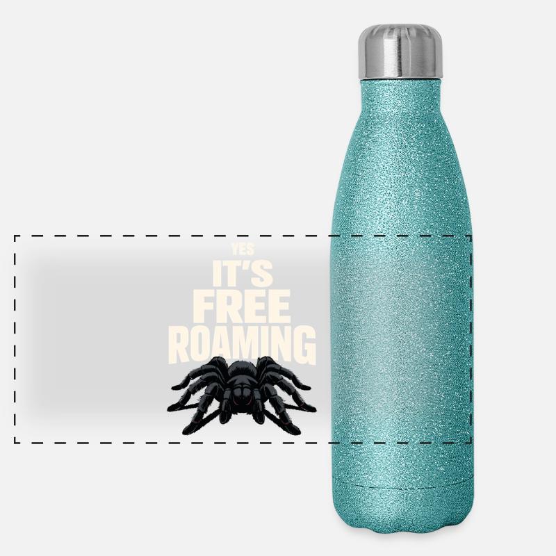 Propriétaire d’araignée Propriétaire de la Tarentule Gourde isotherme panoramique pailletée 500 ml