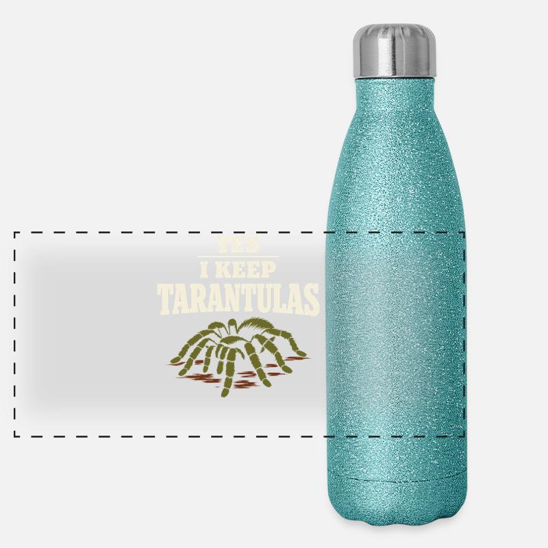 Propriétaire d’araignée Propriétaire de la Tarentule Gourde isotherme panoramique pailletée 500 ml