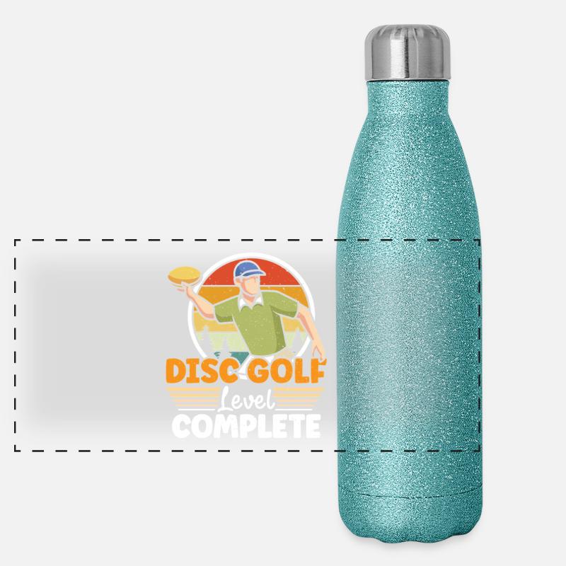 Cadeaux de disc golf Disc Golf Gourde isotherme panoramique pailletée 500 ml