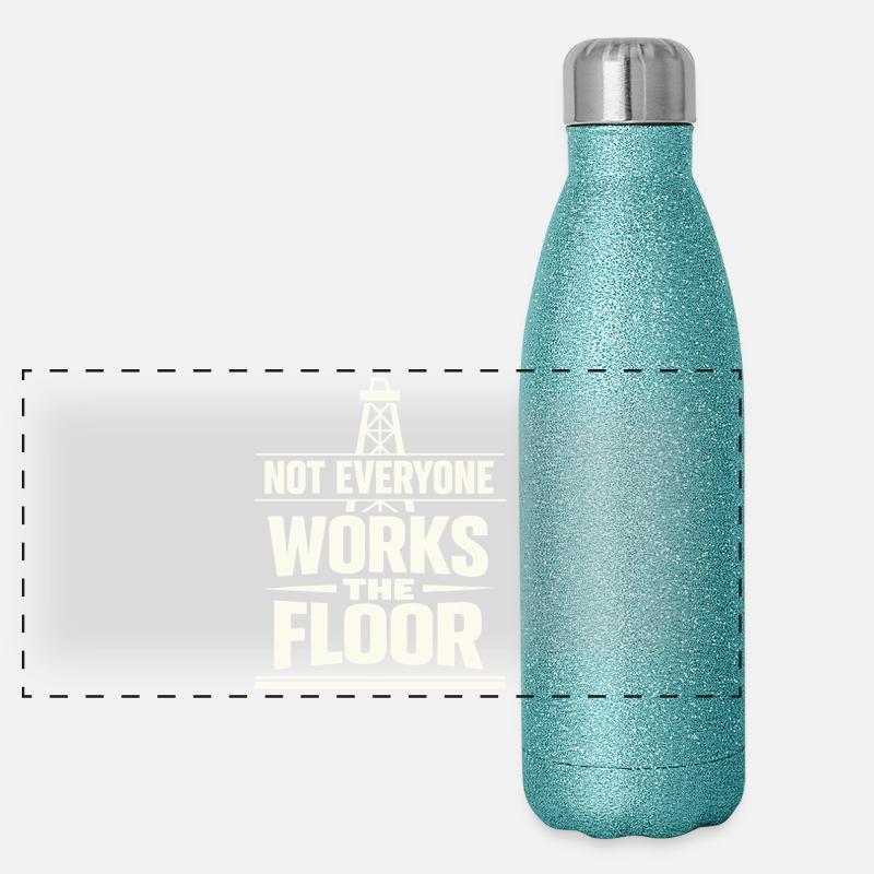 Offshore-bohrer-rig-bohrer Bohrboden Offshore Panorama Glitzer Isolierflasche 500 ml