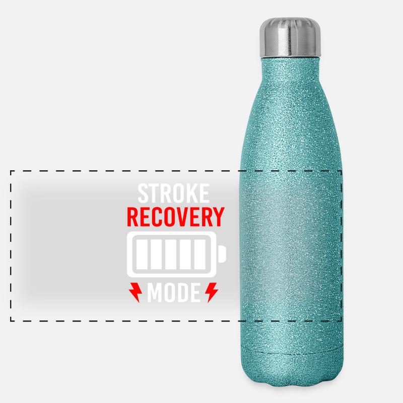 Stroke Stroke Gourde isotherme panoramique pailletée 500 ml