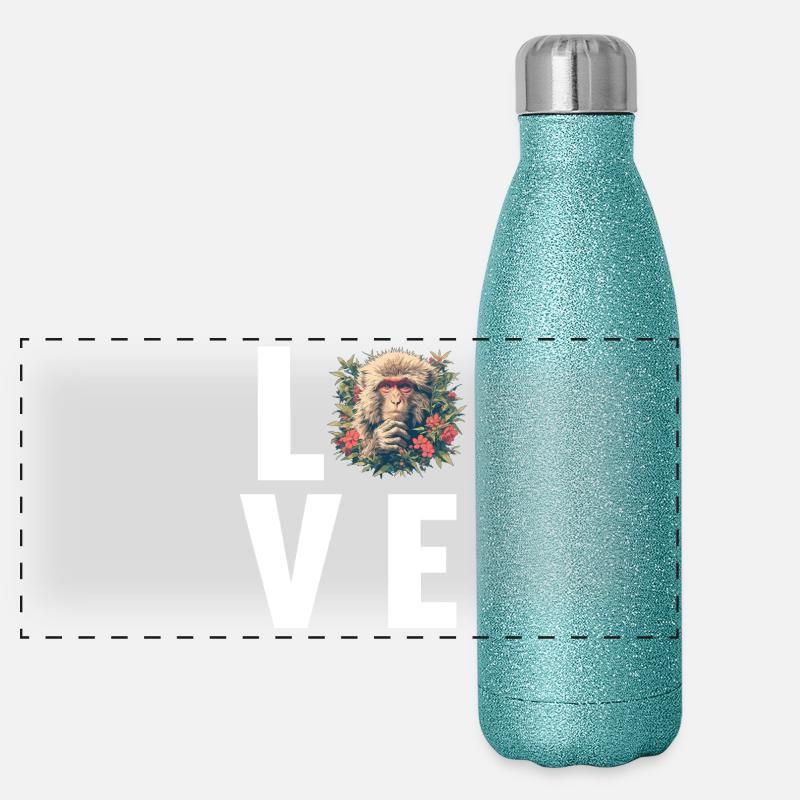 Macaque Macaque Panoramic Glitter Thermal Bottle 500 ml