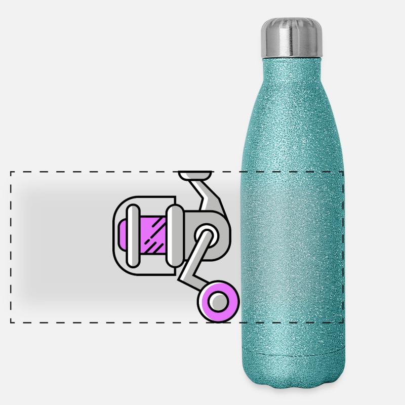 Icône de moulinet de pêche Gourde isotherme panoramique pailletée 500 ml