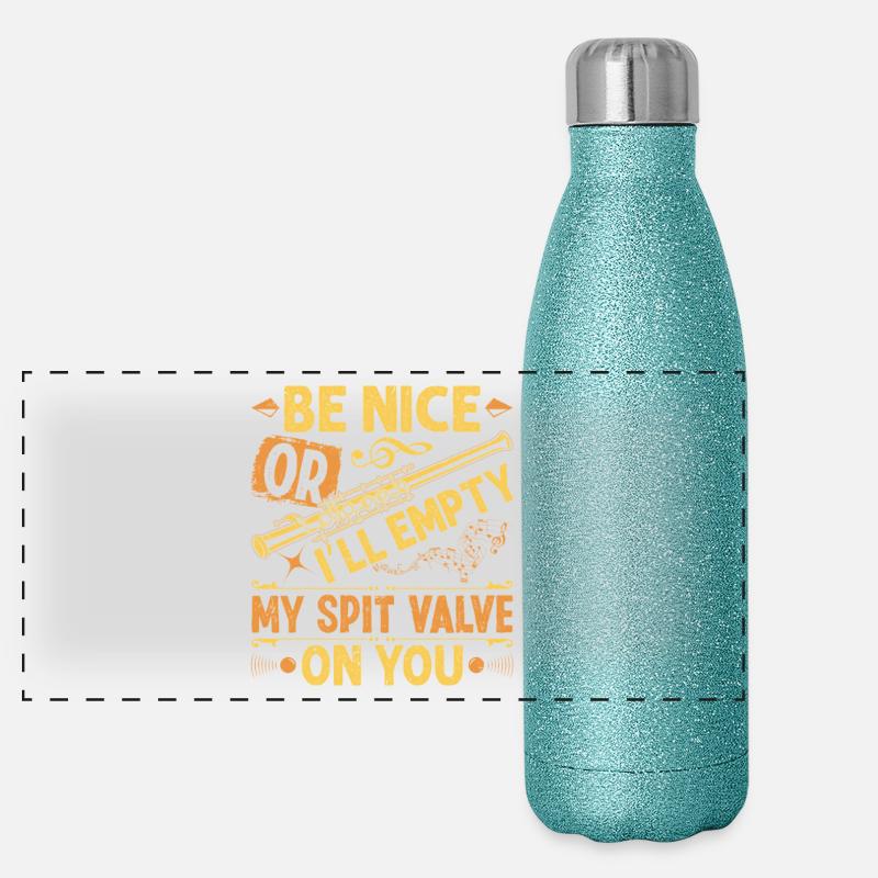 Piccoloist Spit Valve Marching Band-Uniform Panorama Glitzer Isolierflasche 500 ml