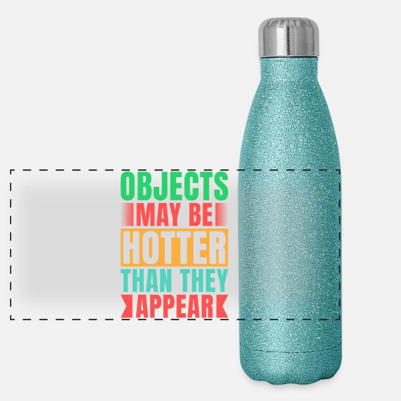 Volunteer Appreciation Crew Volunteer Panorama Glitzer Isolierflasche 500 ml