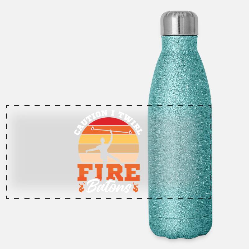 Danseuse de l’école de danse Vortex Dance Gourde isotherme panoramique pailletée 500 ml