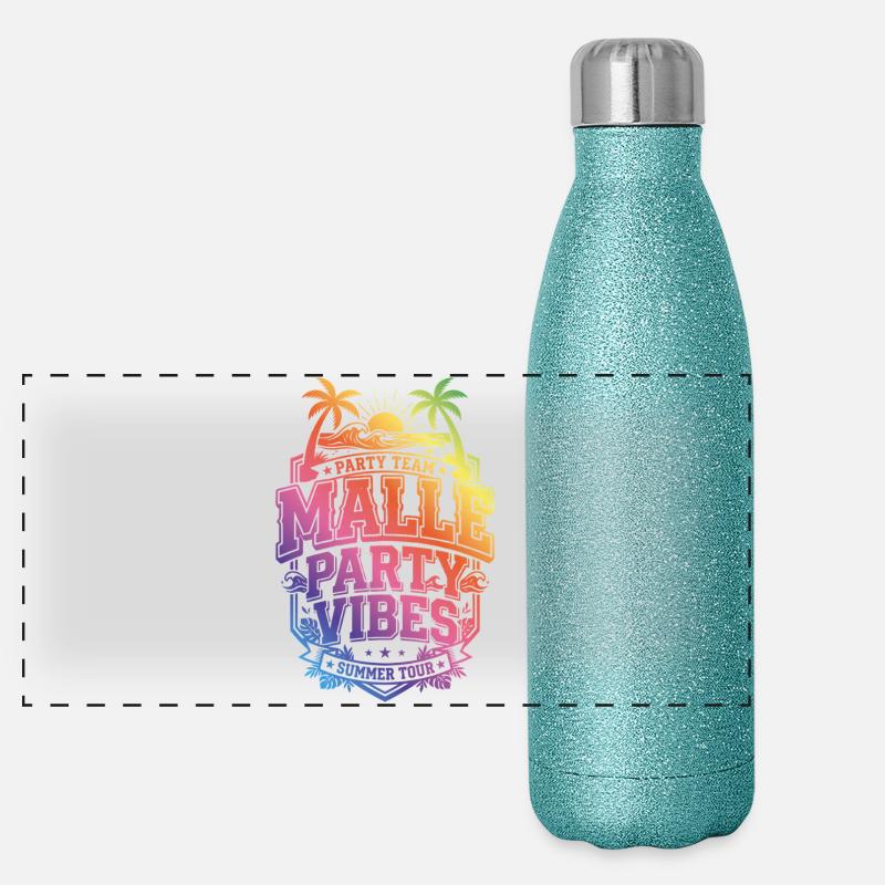 Malle Party Vibes Panoramic Glitter Thermal Bottle 500 ml