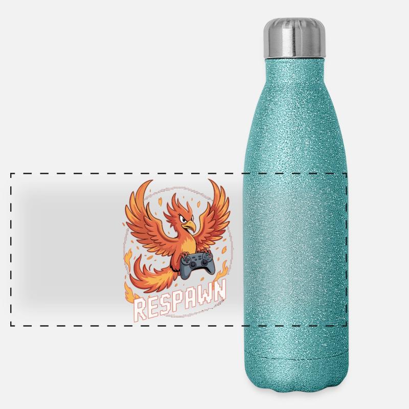 Phönix Controller Respawn Panorama Glitzer Isolierflasche 500 ml