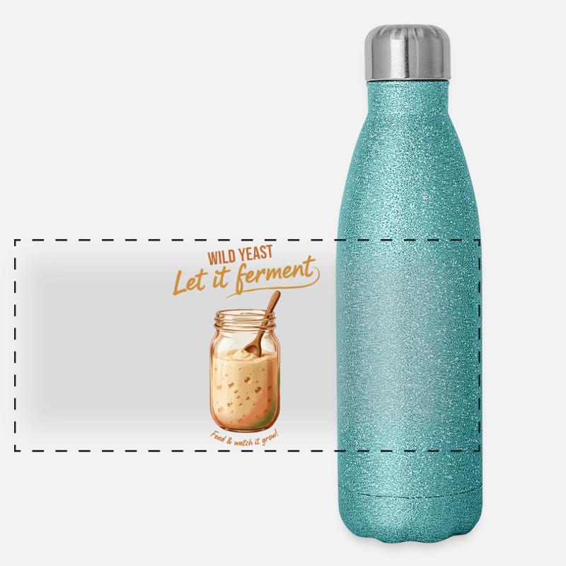 Sauerteigbrot Backen Lass es fermentieren. Ära Panorama Glitzer Isolierflasche 500 ml