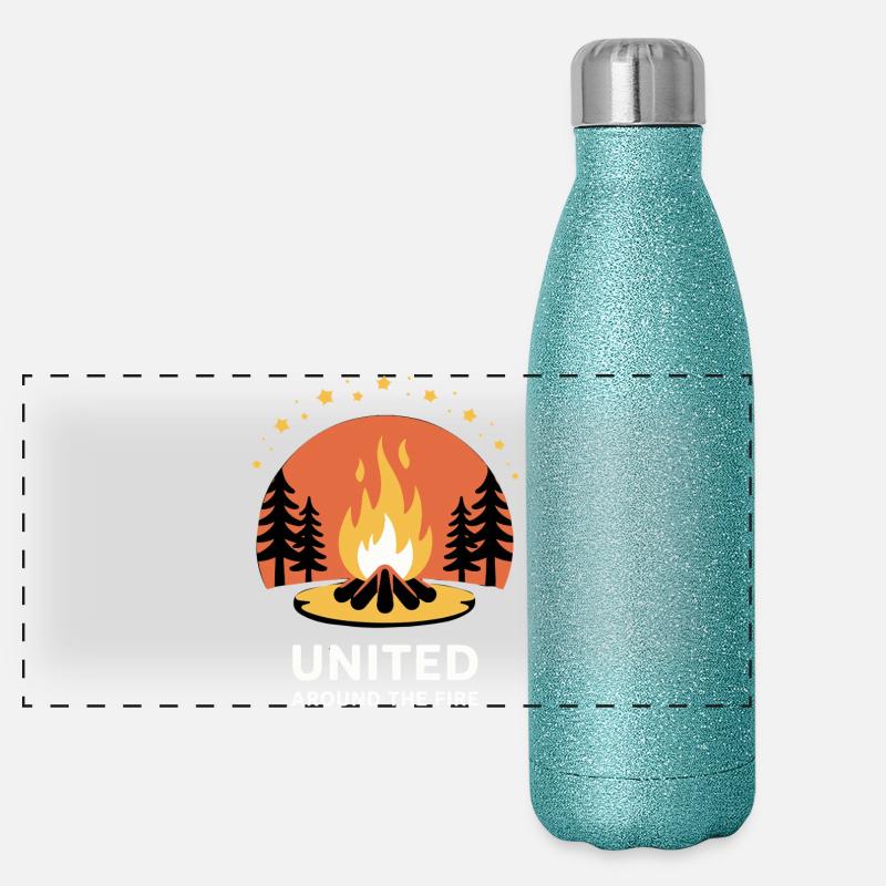 Campfire Unity Circle Panoramic Glitter Thermal Bottle 500 ml
