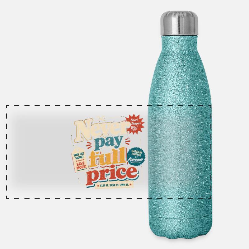 Coupons de réduction Gourde isotherme panoramique pailletée 500 ml