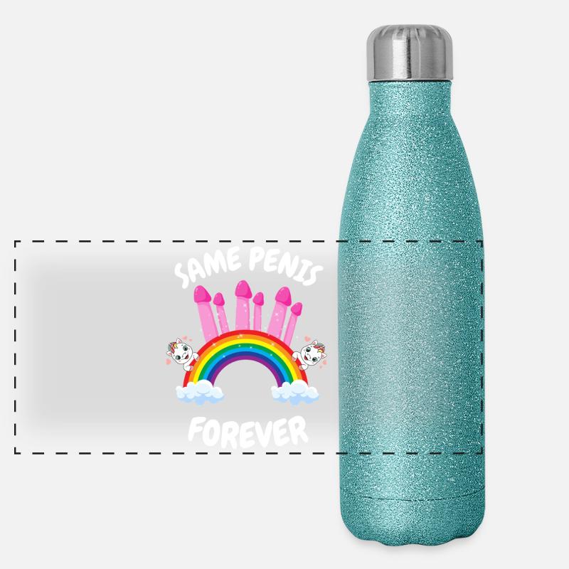 Même pénis pour toujours mariée Gourde isotherme panoramique pailletée 500 ml